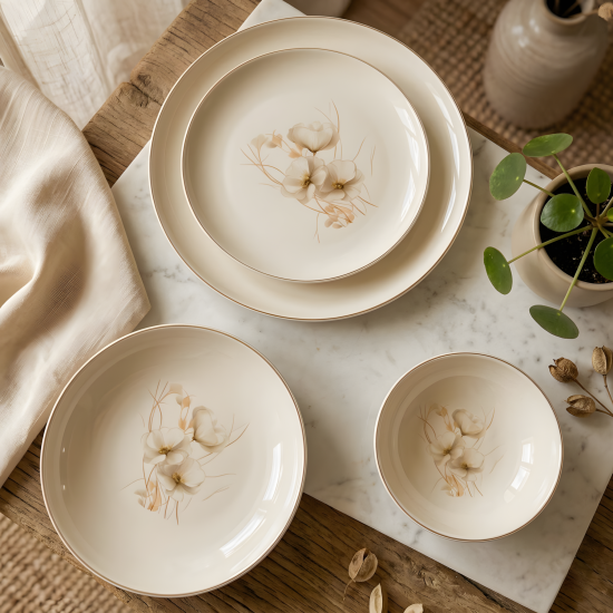 Dinnerware Set - 24 Pcs